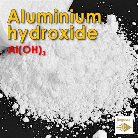 Aluminum Hydroxide (Al(OH)3, antacid) .
